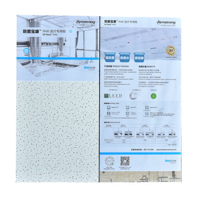 Mineraalvezel plafonddikte 12 mm Mineraalwol plafond op maat