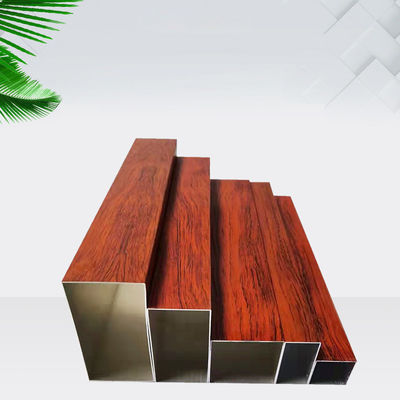 Temperatuur T3 T8 Geëxtrudeerde hoge sterkte 1x1 2x2 aluminium profiel vierkant buis