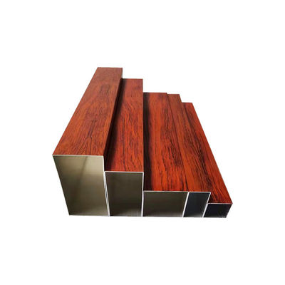 6082 T6 zilver geanodiseerd 25 x 25 cm aluminium extrusie holle bar vierkant buis