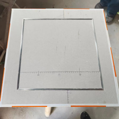 Vierkante artistieke plafonds Gipsplaat Aluminium toegangspaneel Manhole met druk slot
