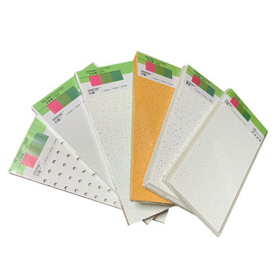 Optische sterren plafondontwerp 60x60 Houten mineraalvezel plafondtegel met aangepaste grootte