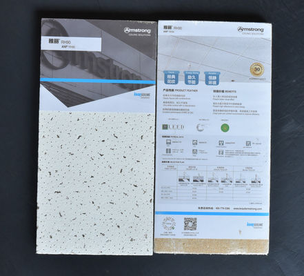 Gepersonaliseerde grootte Armstrong akoestisch opgehangen mineraalvezel plafond bord